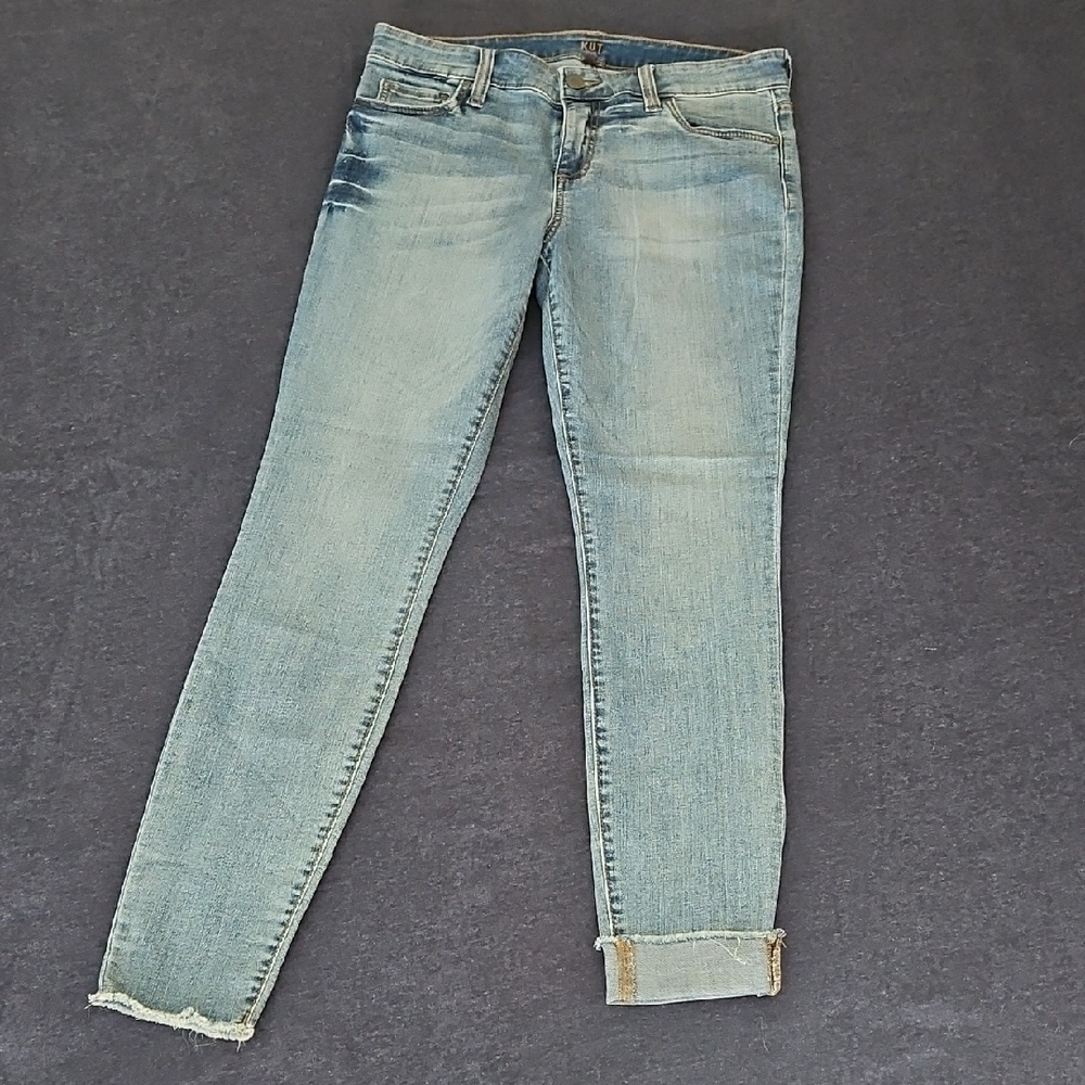 Kut from the Kloth Light Wash Ankle Jeans
